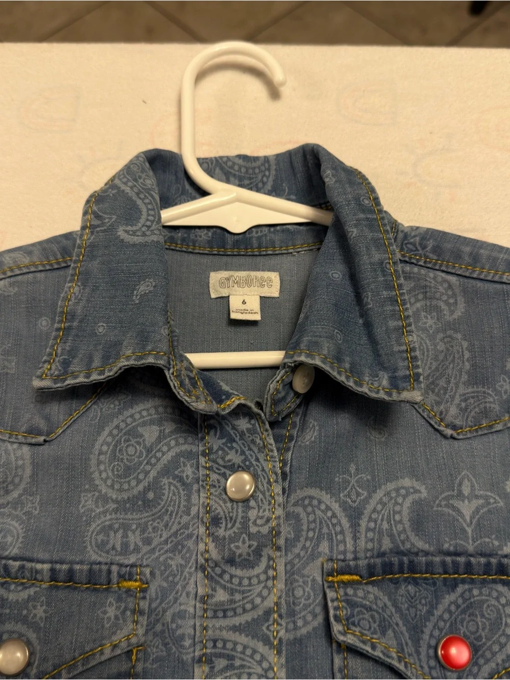 Gymboree Light Blue Denim Shirt Dress